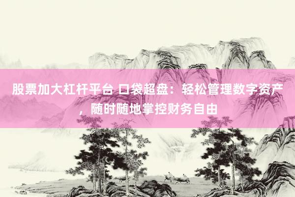 股票加大杠杆平台 口袋超盘：轻松管理数字资产，随时随地掌控财务自由